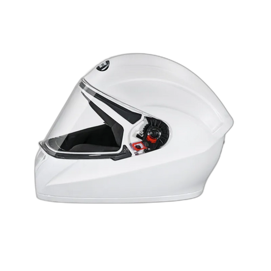 STUDDS Crest White Full Face Helmet