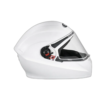 STUDDS Crest White Full Face Helmet