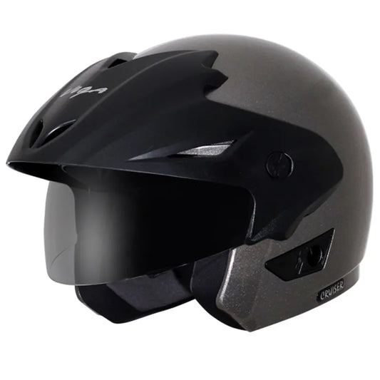 VEGA Cruiser Anthracite Half Face Helmet
