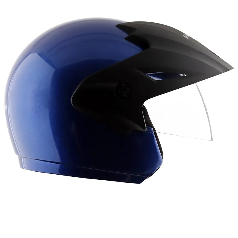 Vega Cruiser Blue Half Face Helmet