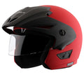 VEGA Cruiser Dull Red Half Face Helmet