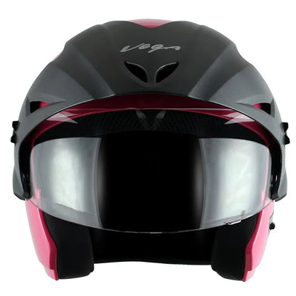 VEGA Cruiser Pink Half Face Helmet