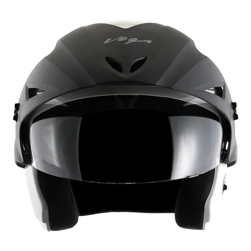 Vega Cruiser White Half Face Helmet