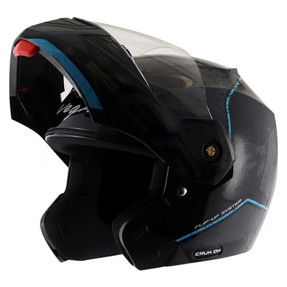 VEGA Crux Dx Victor Black Grey Full Face Helmet