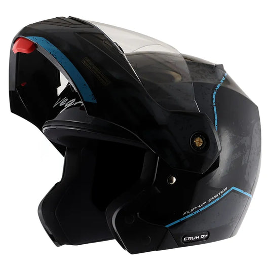 VEGA Crux Dx Victor Black Grey Full Face Helmet