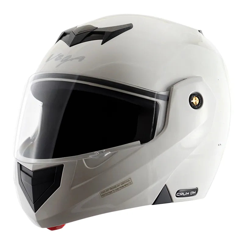 VEGA Crux Dx White Full Face Helmet
