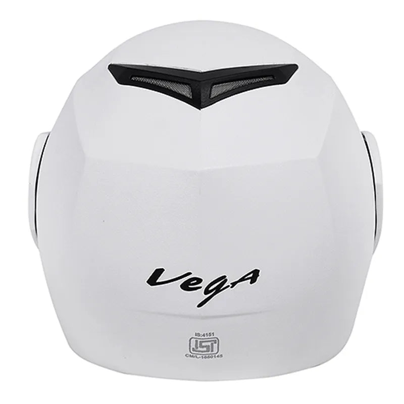 VEGA Crux White Full Face Helmet