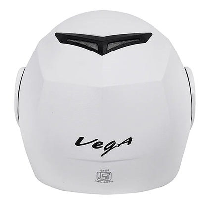 VEGA Crux White Full Face Helmet