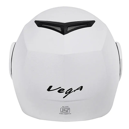 VEGA Crux White Full Face Helmet