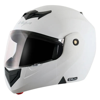 VEGA Crux White Full Face Helmet