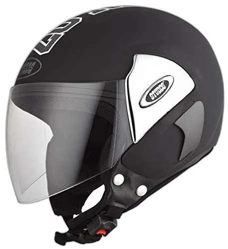 STUDDS Cub 07 Black Half Face Helmet