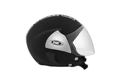 STUDDS Cub 07 Black Half Face Helmet