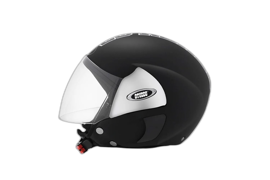 STUDDS Cub 07 Black Half Face Helmet