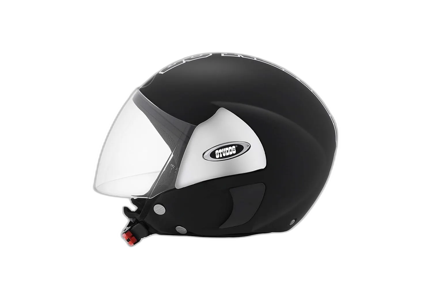 STUDDS Cub 07 Black Half Face Helmet