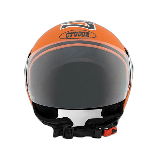 STUDDS Cub 07 Orange Half Face Helmet