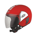 STUDDS Cub 07 Red Half Face Helmet