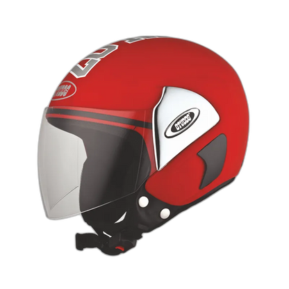 STUDDS Cub 07 Red Half Face Helmet