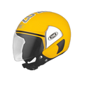 STUDDS Cub 07 Yellow Half Face Helmet