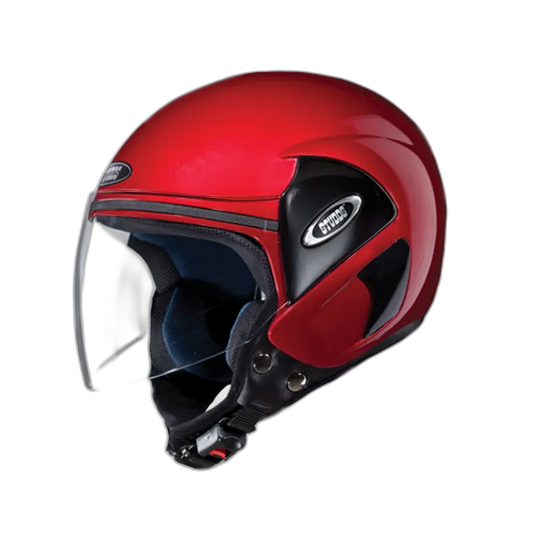 STUDDS Cub Cherry Red Half Face Helmet