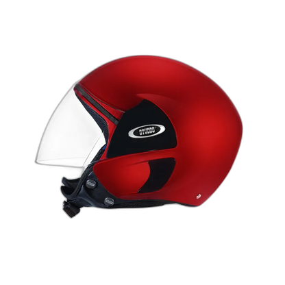STUDDS Cub Cherry Red Half Face Helmet