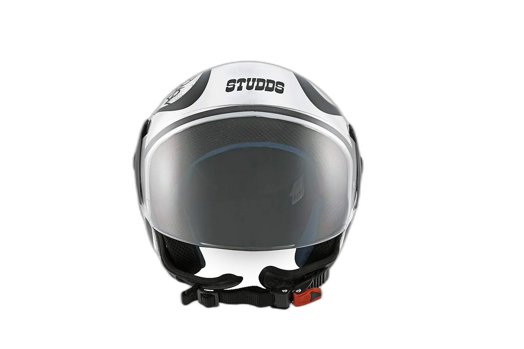 STUDDS Cub D3 White N4 Half Face Helmet