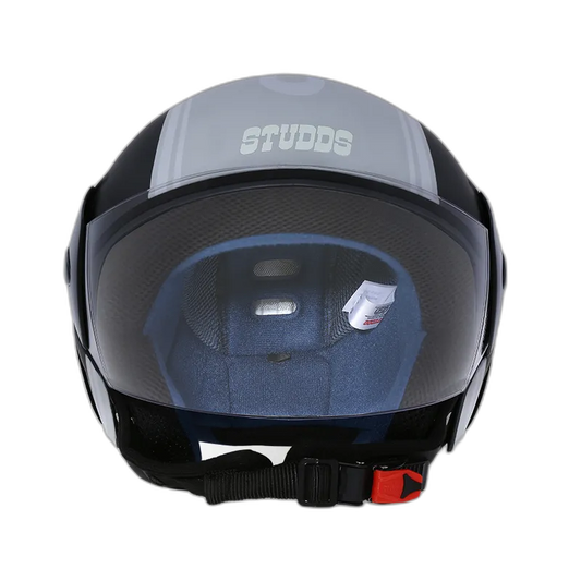 STUDDS Cub D4 Matt Gun Grey N4 Half Face Helmet