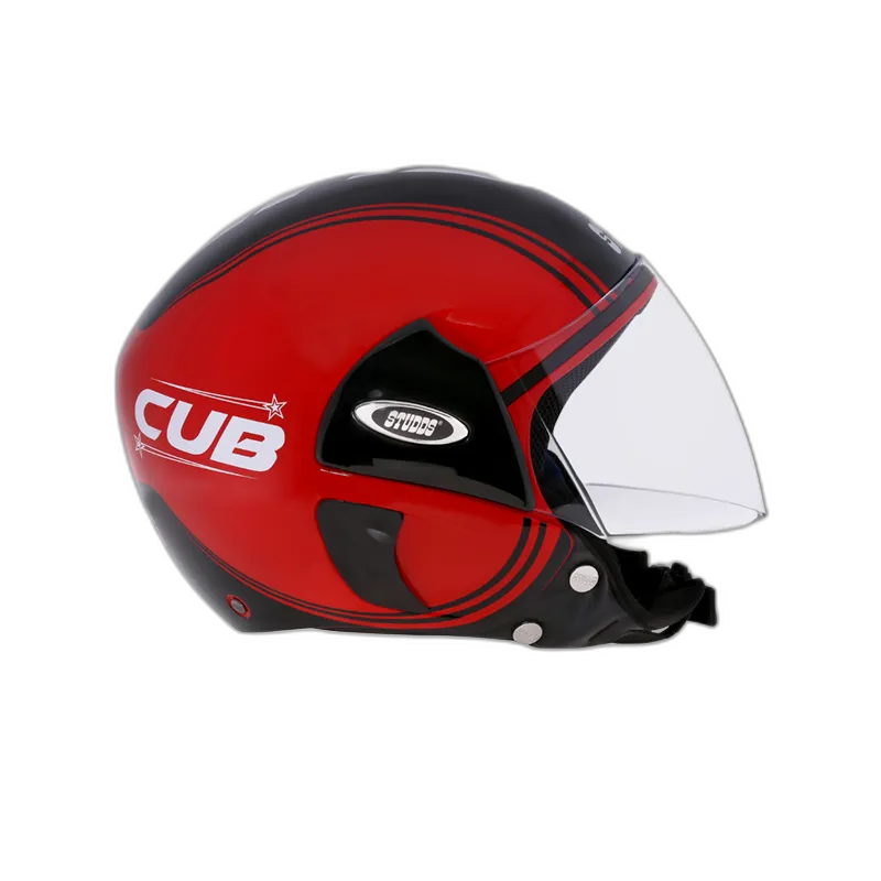 STUDDS Cub D4 Red N9 Half Face Helmet