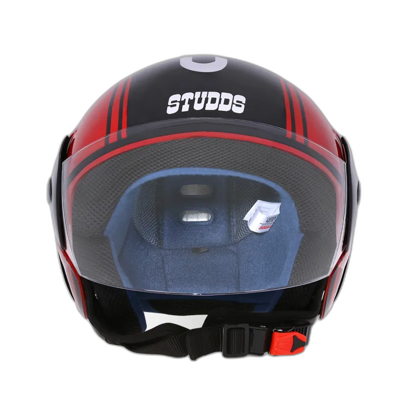 STUDDS Cub D4 Red N9 Half Face Helmet