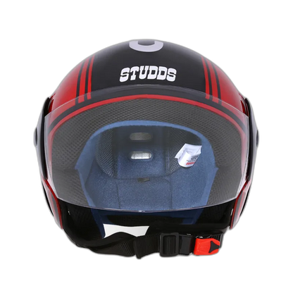 STUDDS Cub D4 Red N9 Half Face Helmet