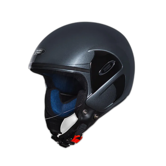 STUDDS Cub Gun Grey Half Face Helmet
