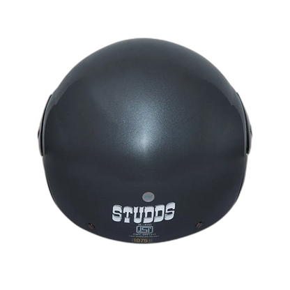 STUDDS Cub Gun Grey Half Face Helmet