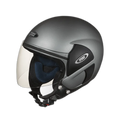 STUDDS Cub Matt Gun Grey Half Face Helmet