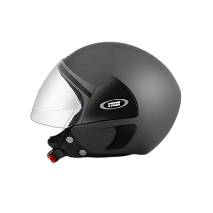 STUDDS Cub Matt Gun Grey Half Face Helmet