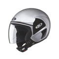 STUDDS Cub Silver Grey Half Face Helmet