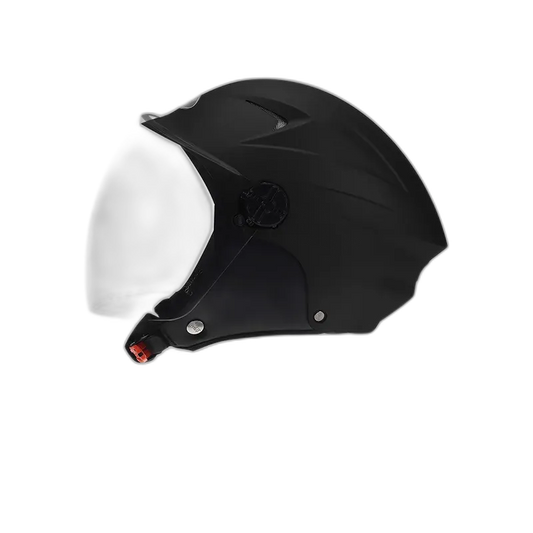 STUDDS Dame Matt Black Half Face Helmet