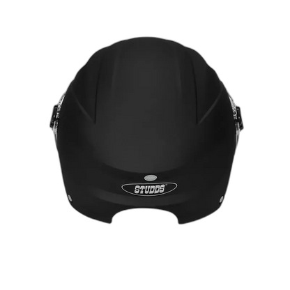 STUDDS Dame Matt Black Half Face Helmet