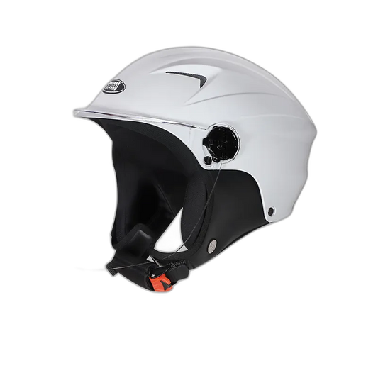 STUDDS Dame White Half Face Helmet