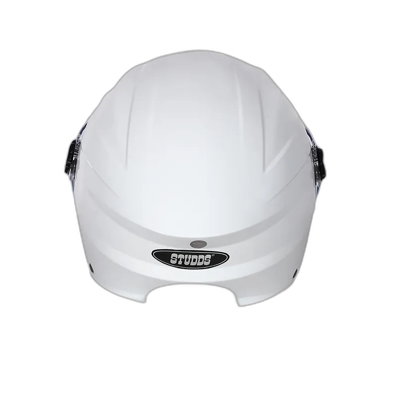 STUDDS Dame White Half Face Helmet