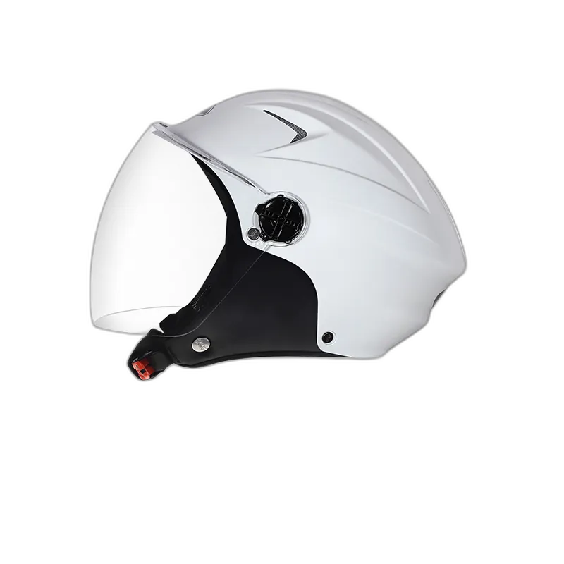 STUDDS Dame White Half Face Helmet