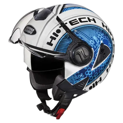 STUDDS Downtown D2 White N1 Half Face Helmet