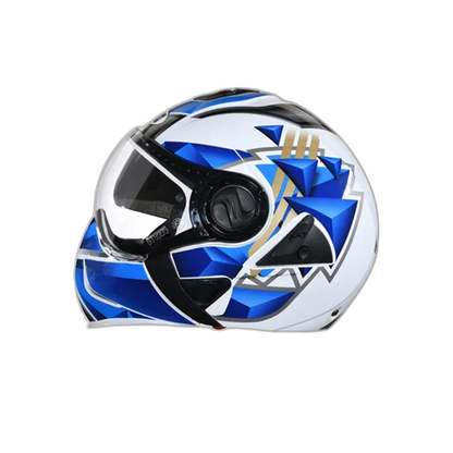 STUDDS Downtown D3 White N1 Fu Flip Up Helmet