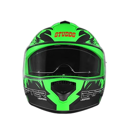 STUDDS Drifier D2 Green Full Face Helmet