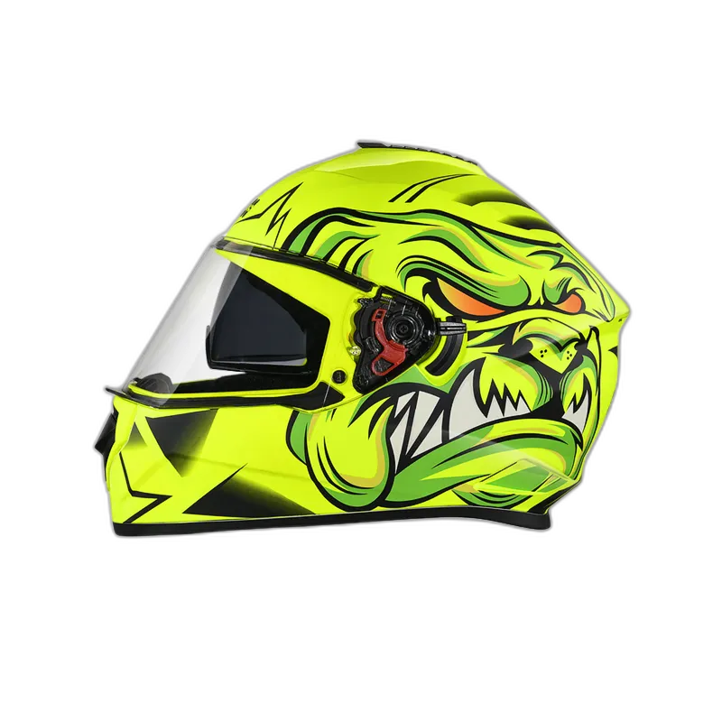 STUDDS Drifter D1 Matt Black Yellow N5 Full Face Helmet