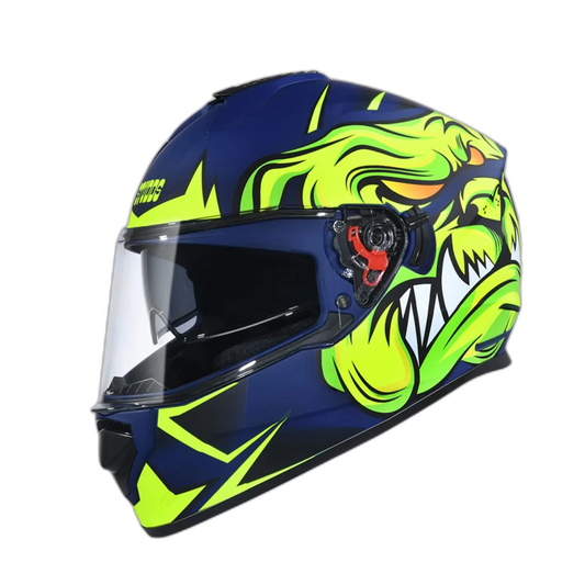 STUDDS Drifter D1 Matt Blue N5 Full Face Helmet
