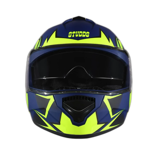 STUDDS Drifter D1 Matt Blue N5 Full Face Helmet