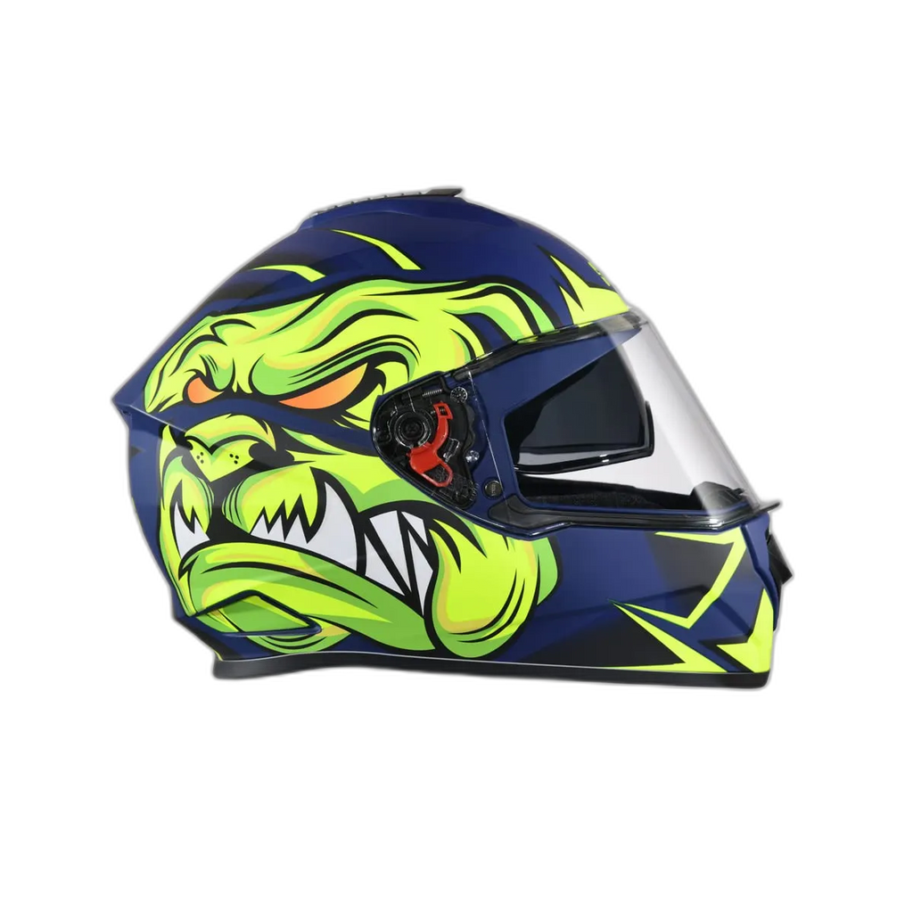 STUDDS Drifter D1 Matt Blue N5 Full Face Helmet