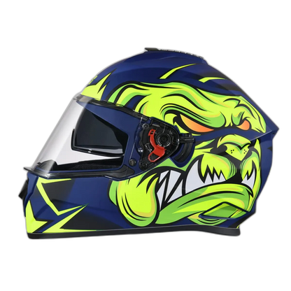 STUDDS Drifter D1 Matt Blue N5 Full Face Helmet