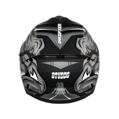 STUDDS Drifter D1 Matt Black N4 Full Face Helmet