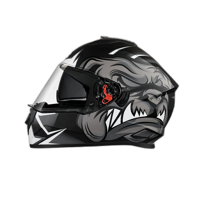 STUDDS Drifter D1 Matt Black N4 Full Face Helmet