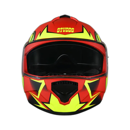 STUDDS Drifter D1 Matt Red N5 Full Face Helmet